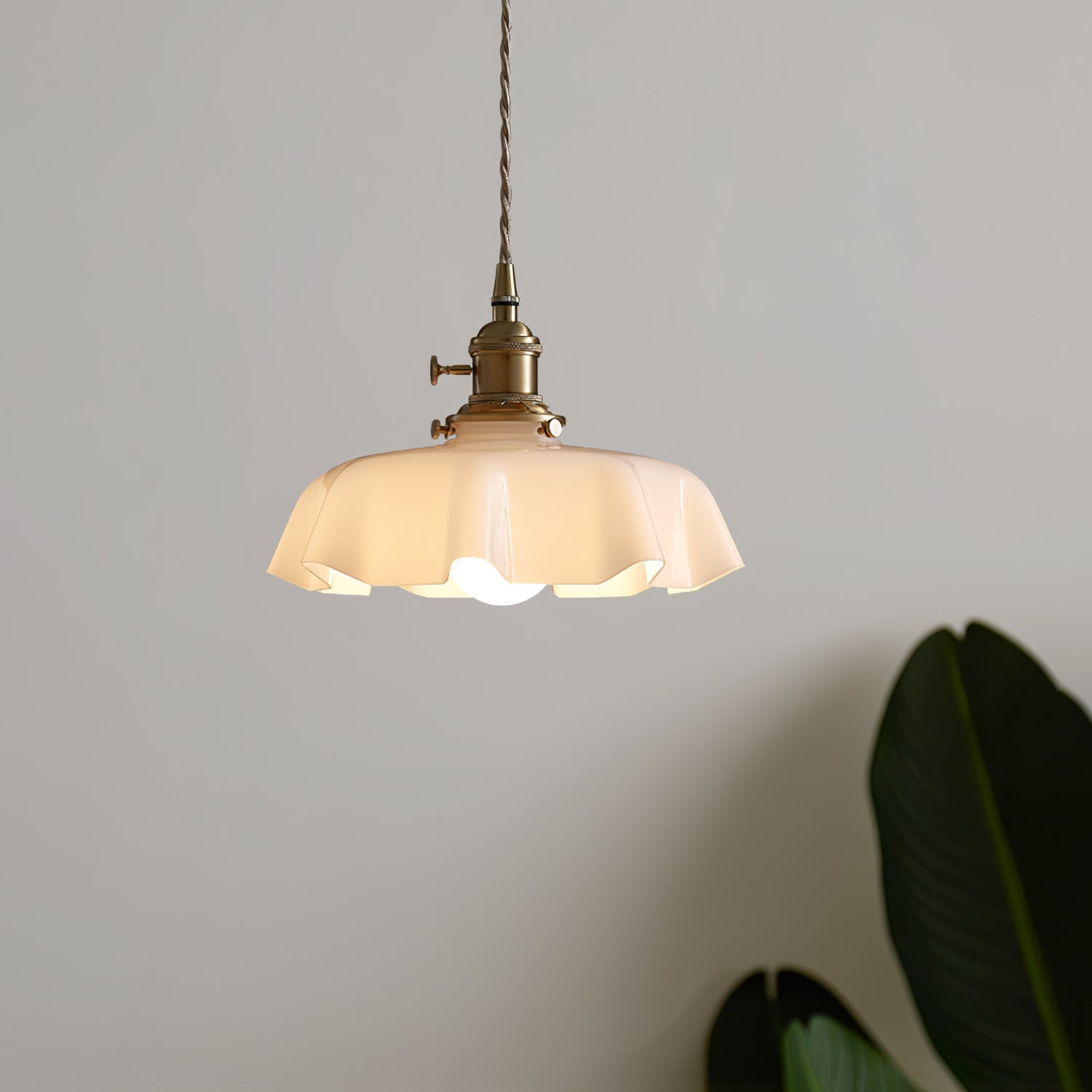 French Floral Ceiling Pendant Lighting Lobby