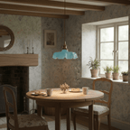 French Floral Ceiling Pendant Lighting Lobby