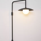 Gea Wall-Mounted Swing Arm Light Fixture Lighting Lobby