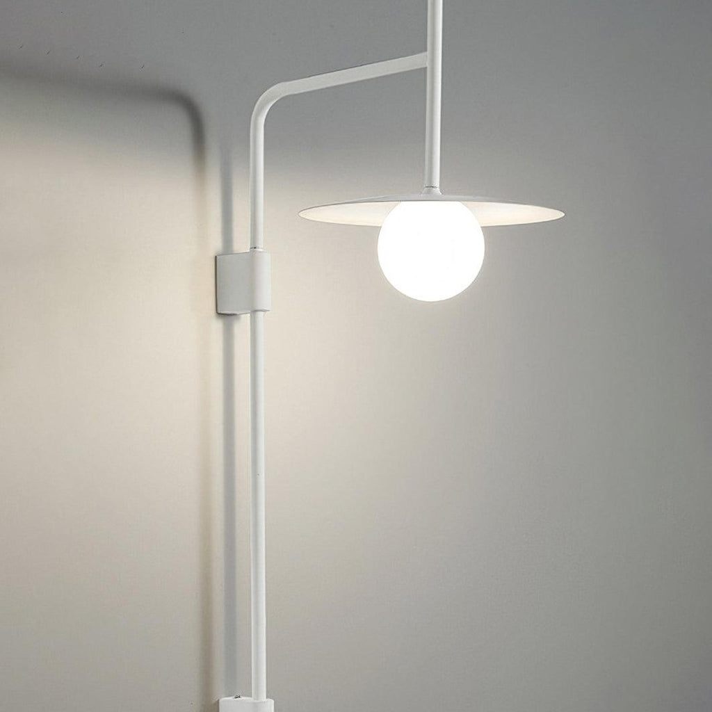 Gea Wall-Mounted Swing Arm Light Fixture Lighting Lobby