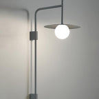 Gea Wall-Mounted Swing Arm Light Fixture Lighting Lobby