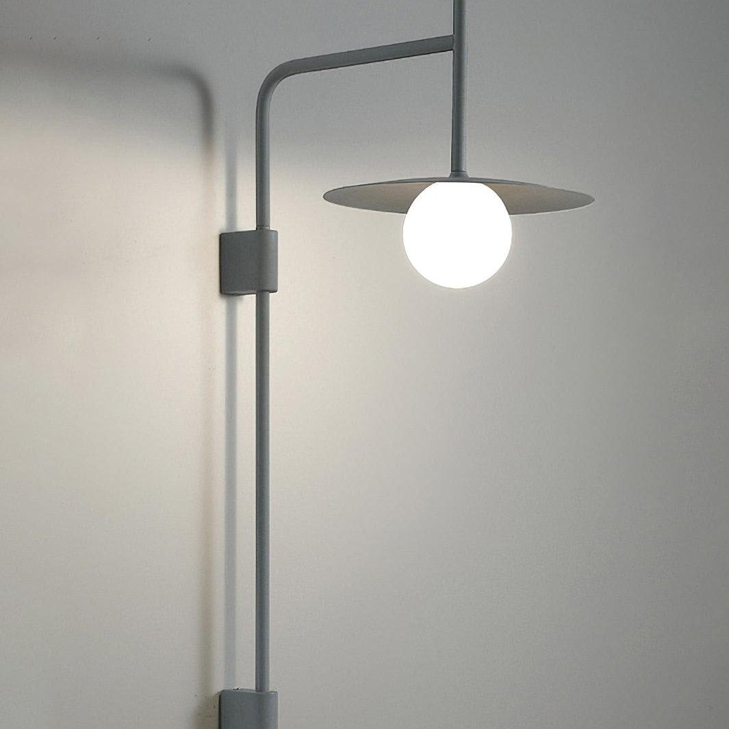 Gea Wall-Mounted Swing Arm Light Fixture Lighting Lobby