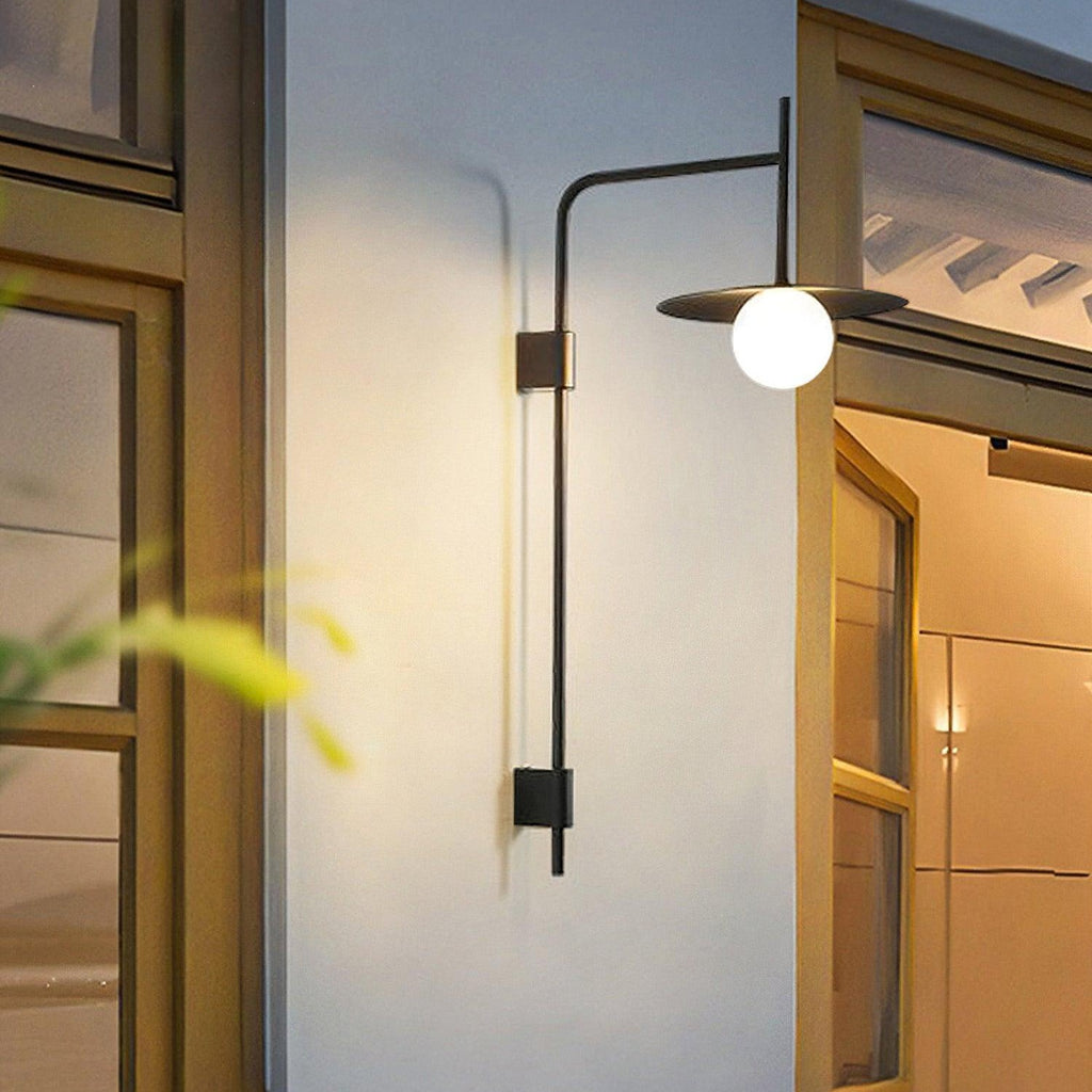 Gea Wall-Mounted Swing Arm Light Fixture Lighting Lobby