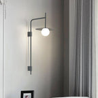 Gea Wall-Mounted Swing Arm Light Fixture Lighting Lobby