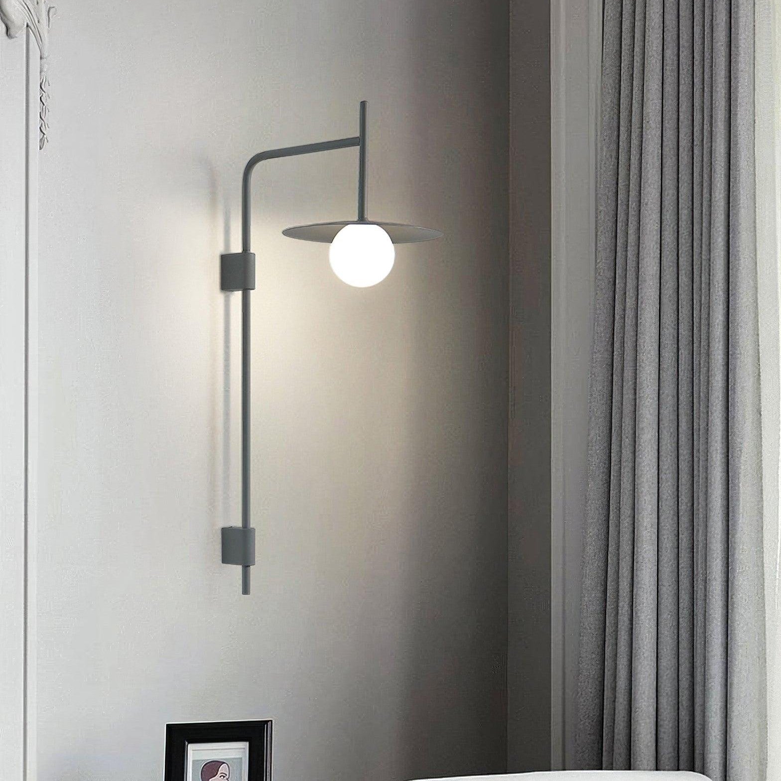 Gea Wall-Mounted Swing Arm Light Fixture Lighting Lobby