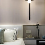 Gea Wall-Mounted Swing Arm Light Fixture Lighting Lobby