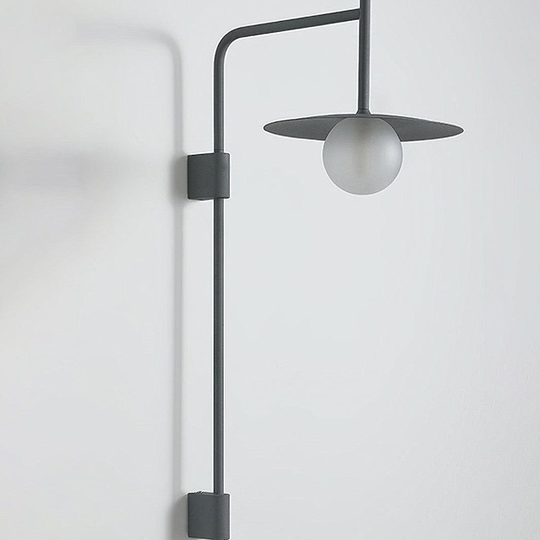 Gea Wall-Mounted Swing Arm Light Fixture Lighting Lobby