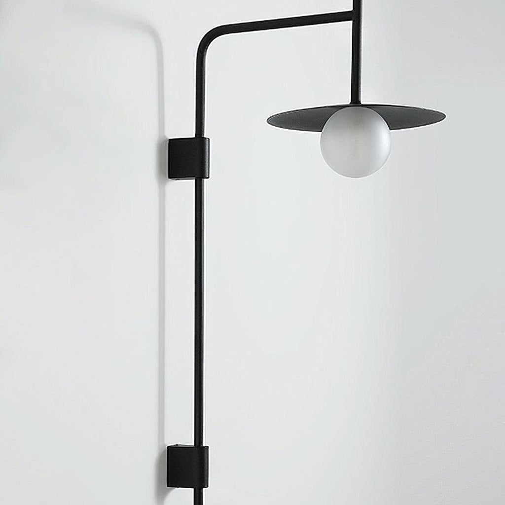 Gea Wall-Mounted Swing Arm Light Fixture Lighting Lobby