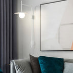 Gea Wall-Mounted Swing Arm Light Fixture Lighting Lobby