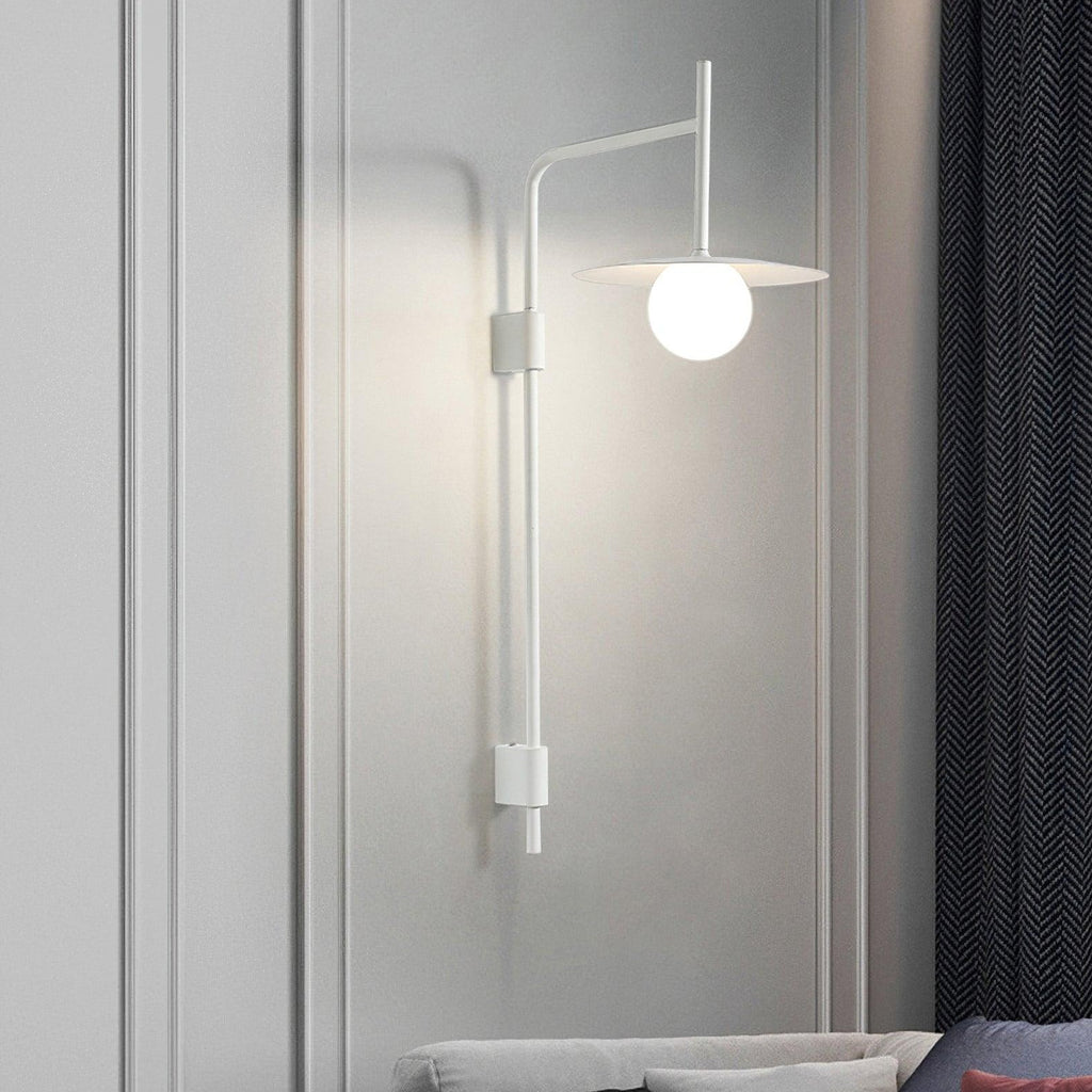 Gea Wall-Mounted Swing Arm Light Fixture Lighting Lobby