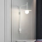 Gea Wall-Mounted Swing Arm Light Fixture Lighting Lobby