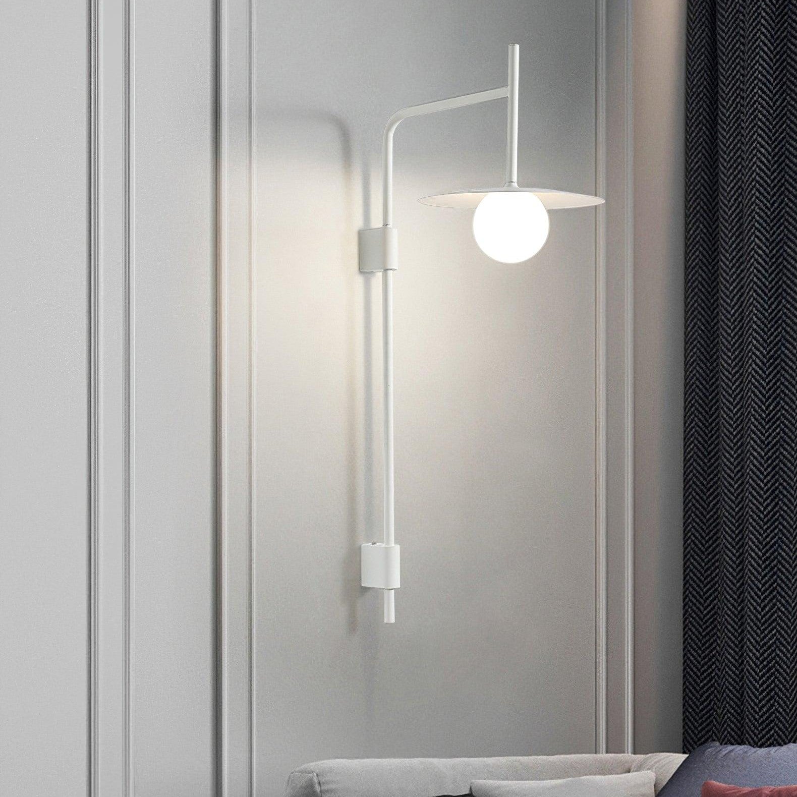 Gea Wall-Mounted Swing Arm Light Fixture Lighting Lobby