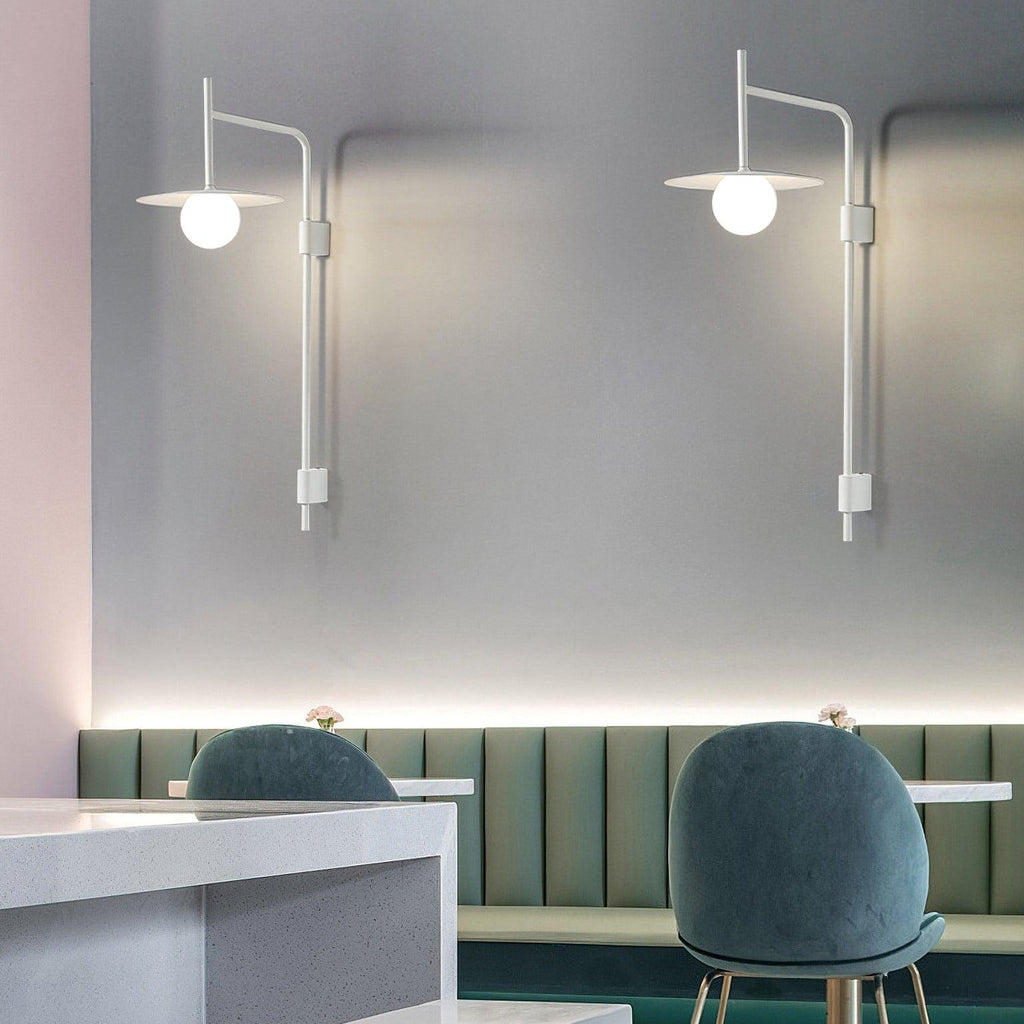 Gea Wall-Mounted Swing Arm Light Fixture Lighting Lobby