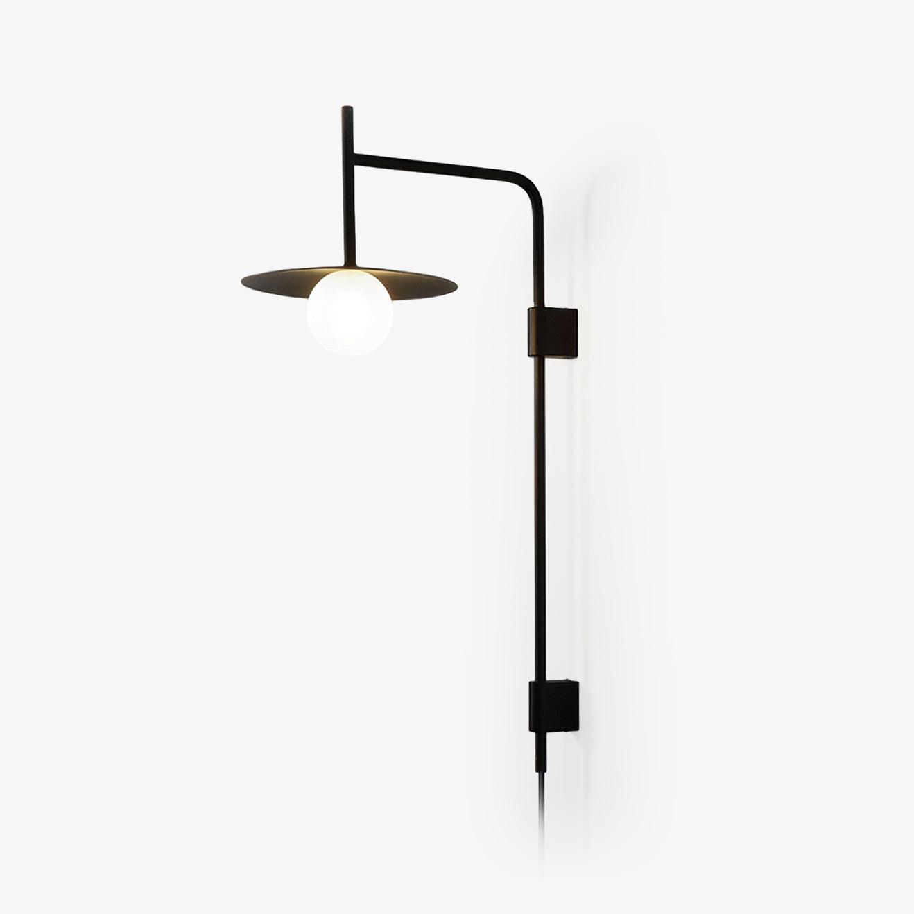 Gea Wall-Mounted Swing Arm Light Fixture Lighting Lobby