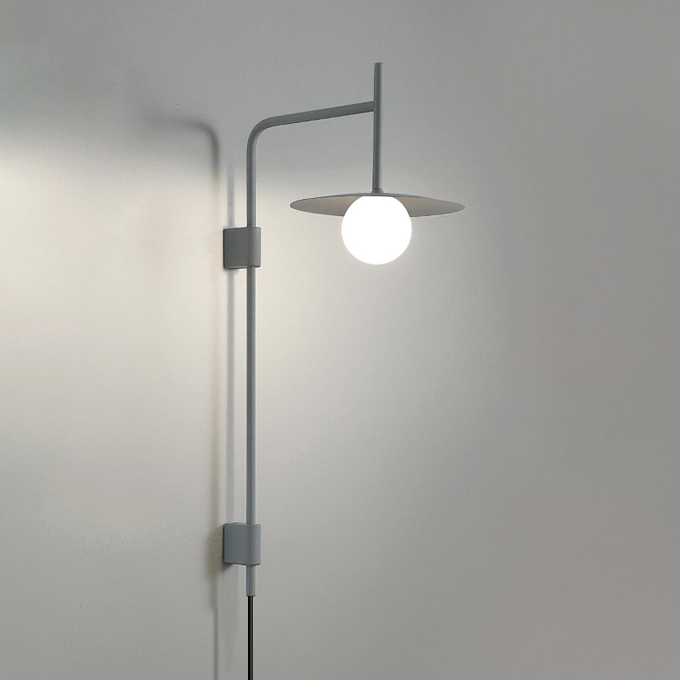 Gea Wall-Mounted Swing Arm Light Fixture Lighting Lobby