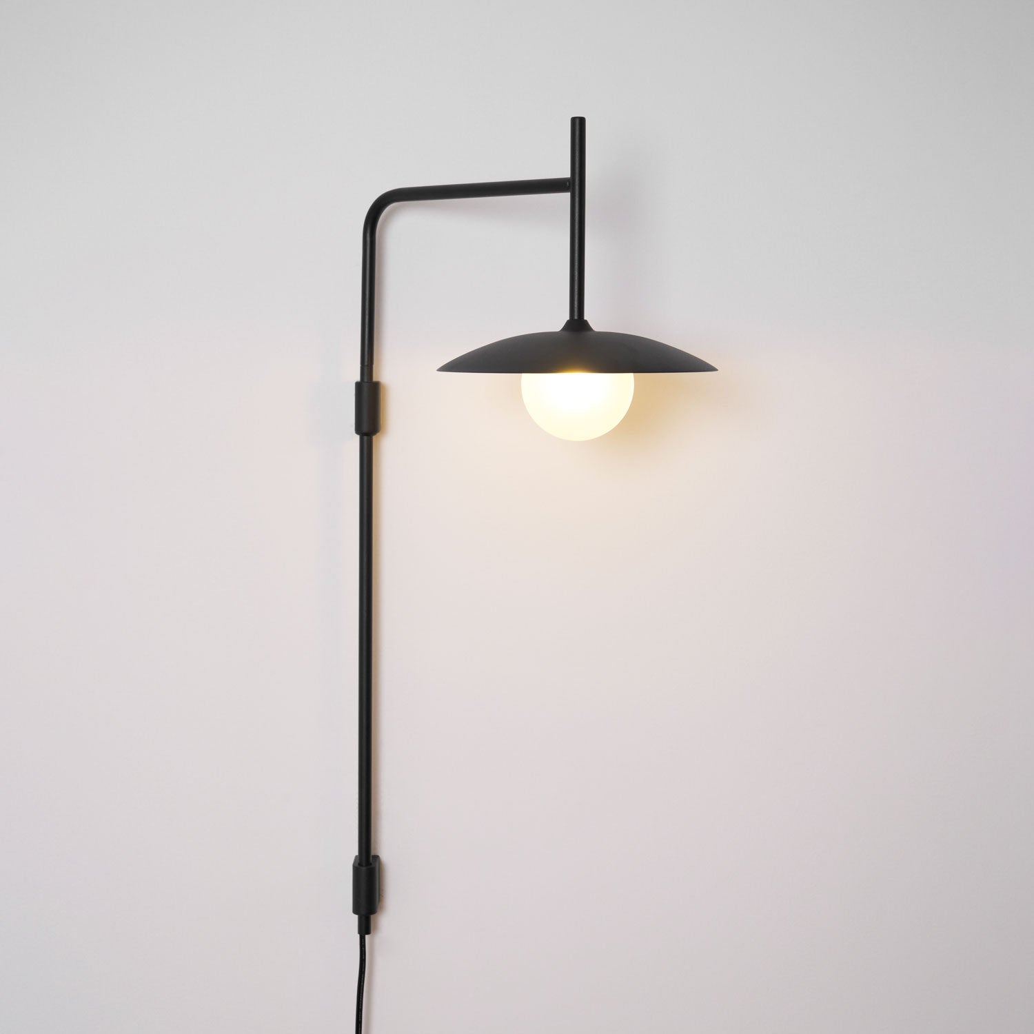 Gea Wall-Mounted Swing Arm Light Fixture Lighting Lobby
