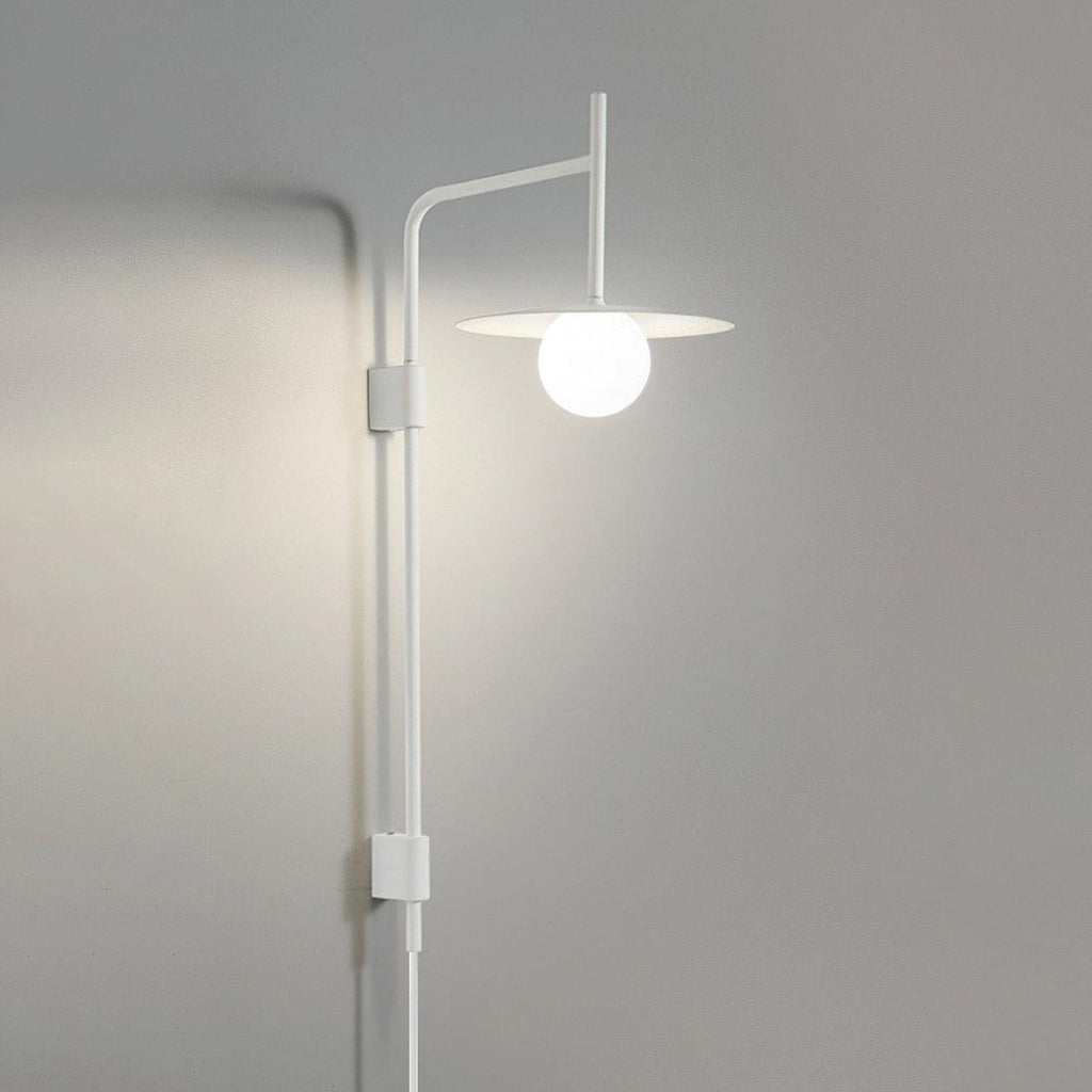 Gea Wall-Mounted Swing Arm Light Fixture Lighting Lobby