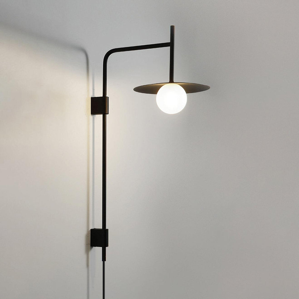 Gea Wall-Mounted Swing Arm Light Fixture Lighting Lobby