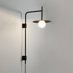 Gea Wall-Mounted Swing Arm Light Fixture Lighting Lobby