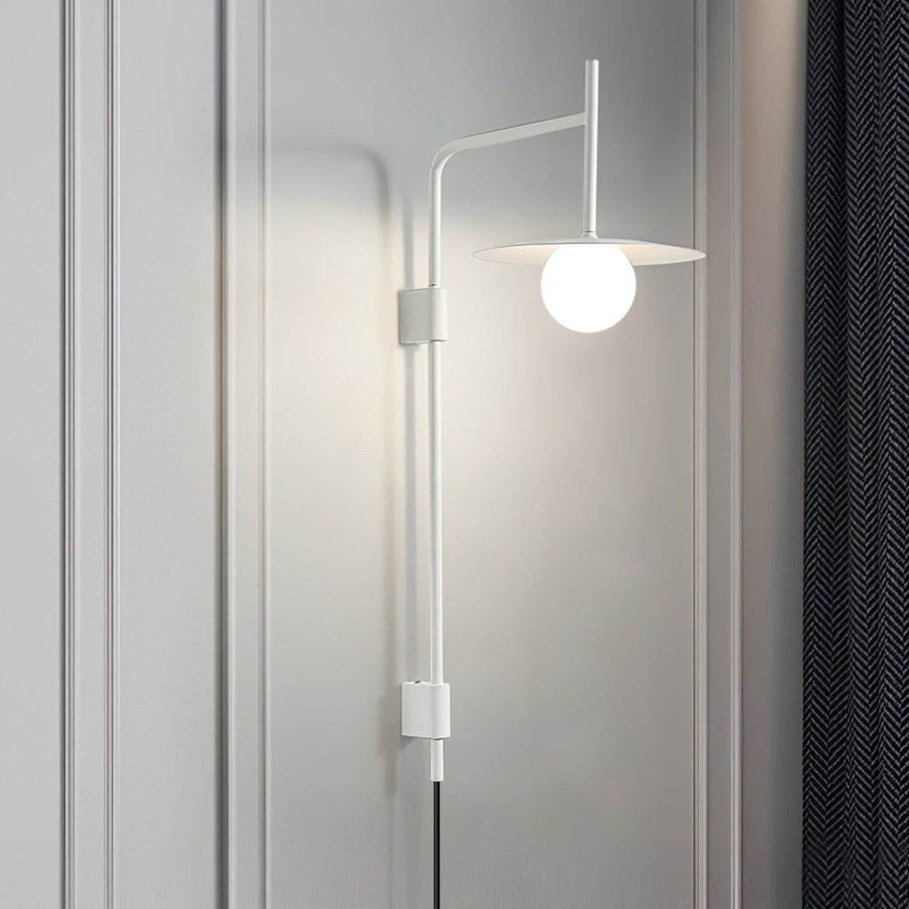 Gea Wall-Mounted Swing Arm Light Fixture Lighting Lobby