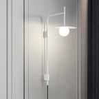 Gea Wall-Mounted Swing Arm Light Fixture Lighting Lobby