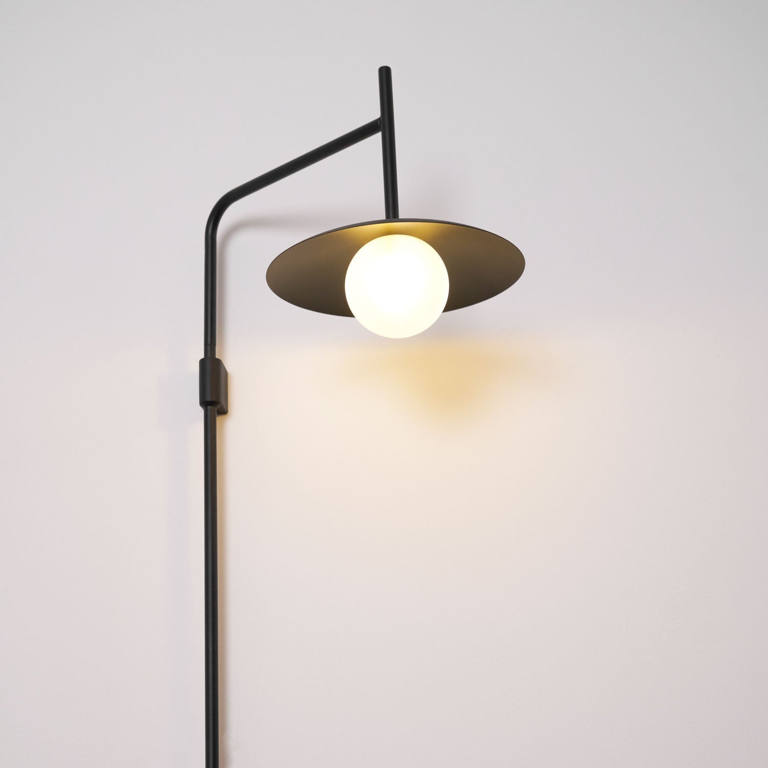 Gea Wall-Mounted Swing Arm Light Fixture Lighting Lobby