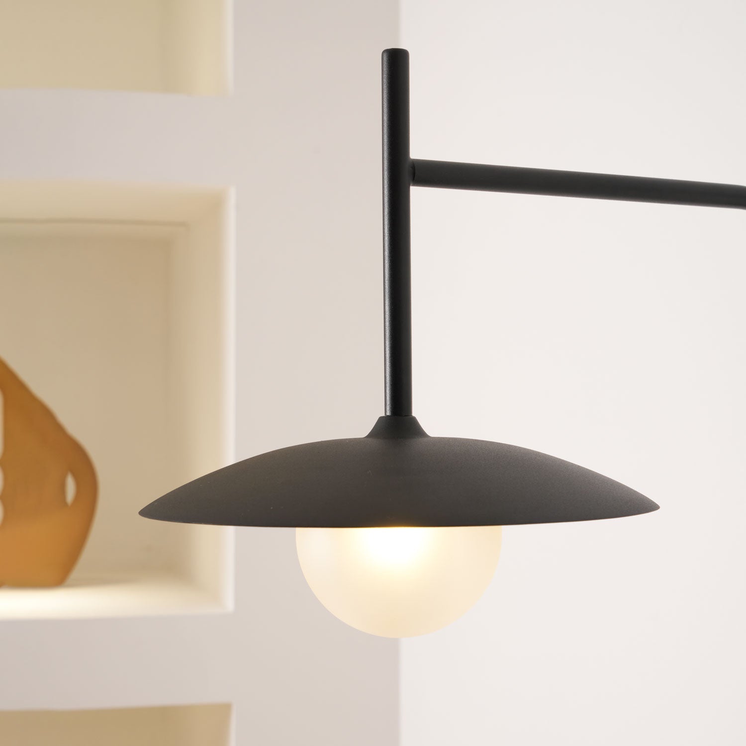 Gea Wall-Mounted Swing Arm Light Fixture Lighting Lobby