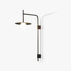 Gea Wall-Mounted Swing Arm Light Fixture Lighting Lobby
