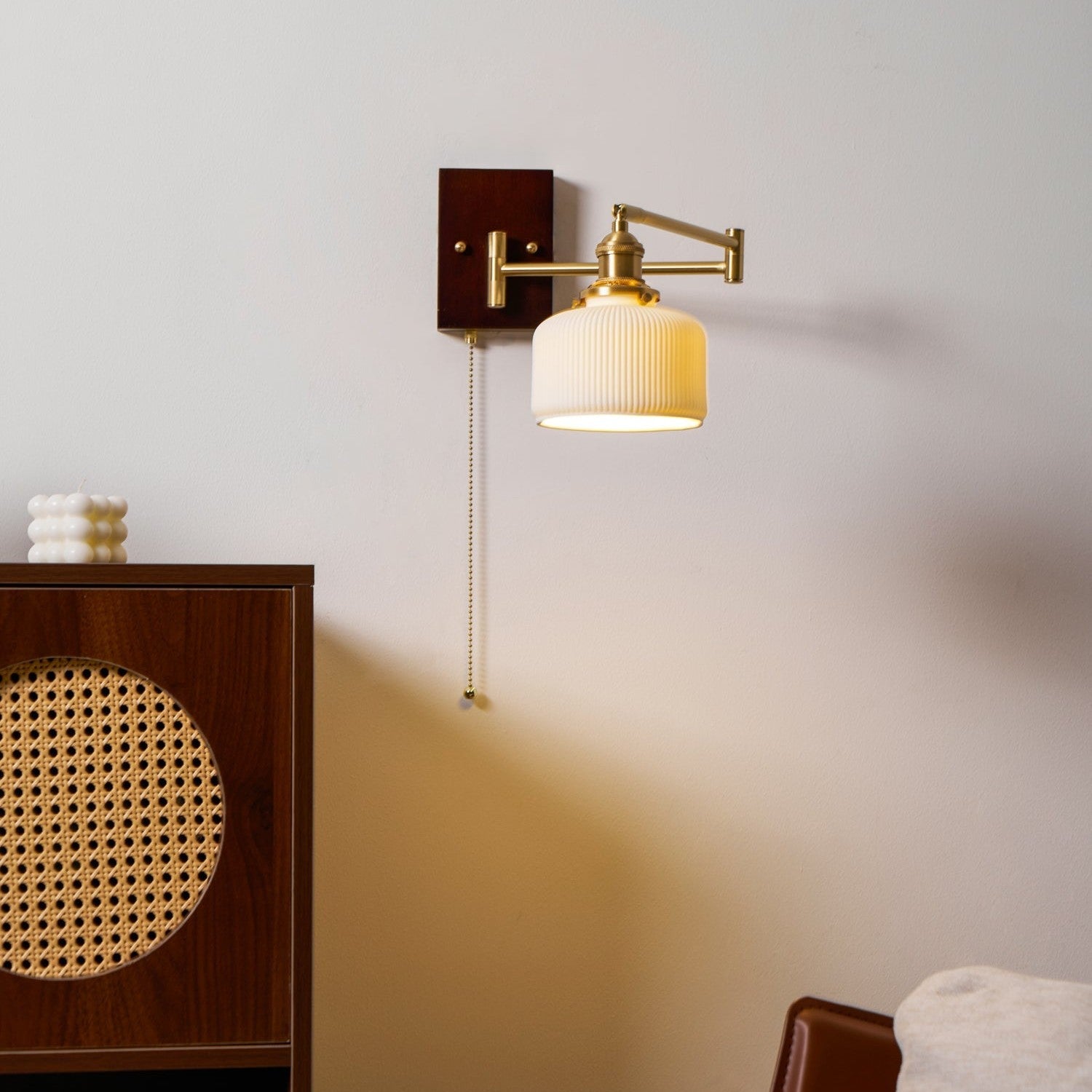 Geometric Ceramic Wall Light Lighting Lobby