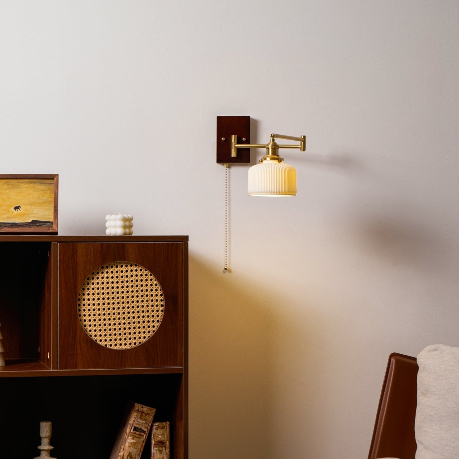 Geometric Ceramic Wall Light Lighting Lobby