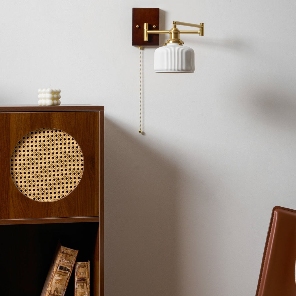 Geometric Ceramic Wall Light Lighting Lobby