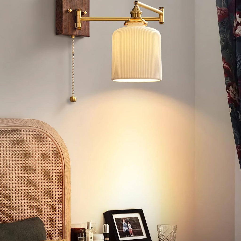 Geometric Ceramic Wall Light Lighting Lobby