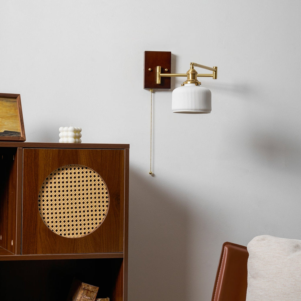 Geometric Ceramic Wall Light Lighting Lobby