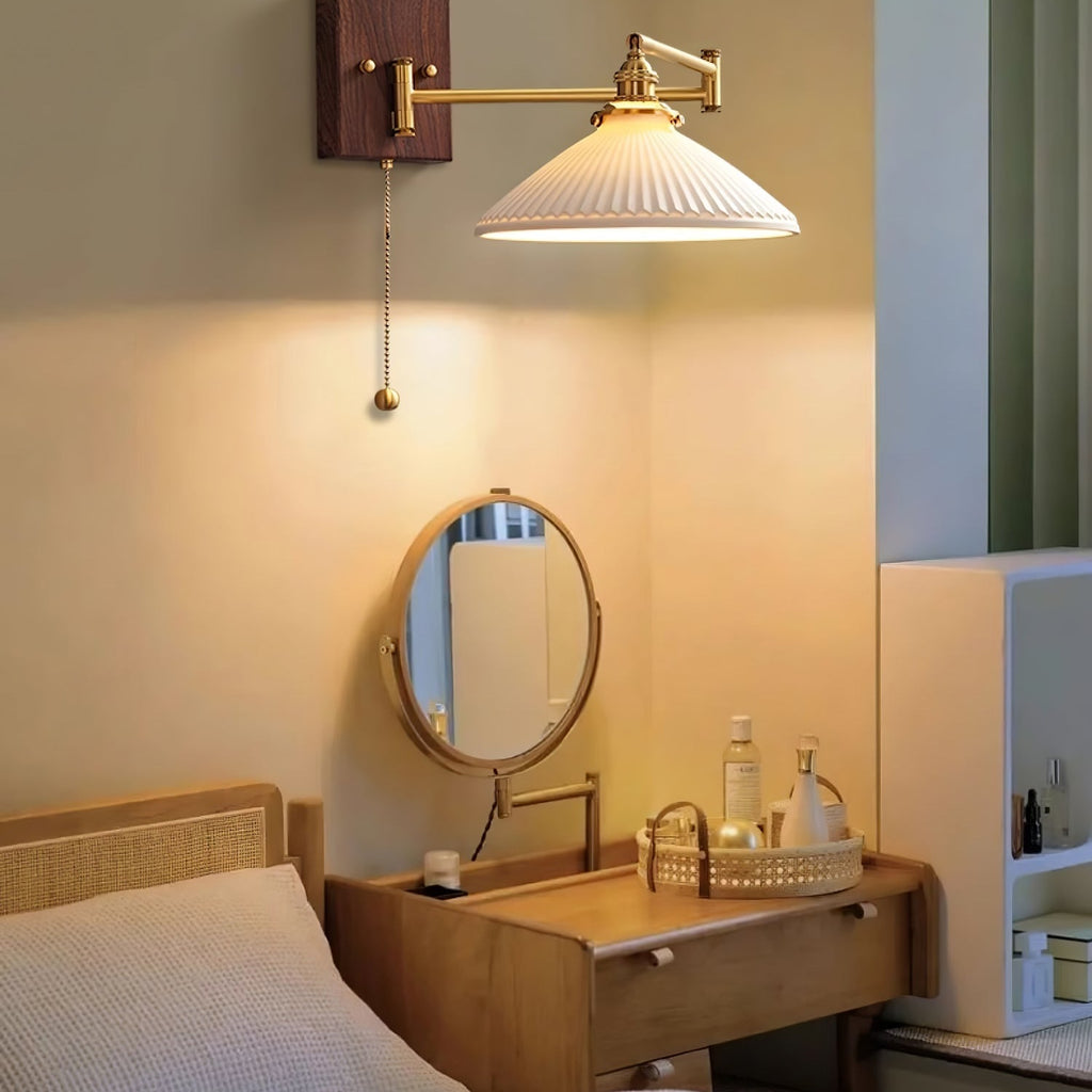 Geometric Ceramic Wall Light Lighting Lobby