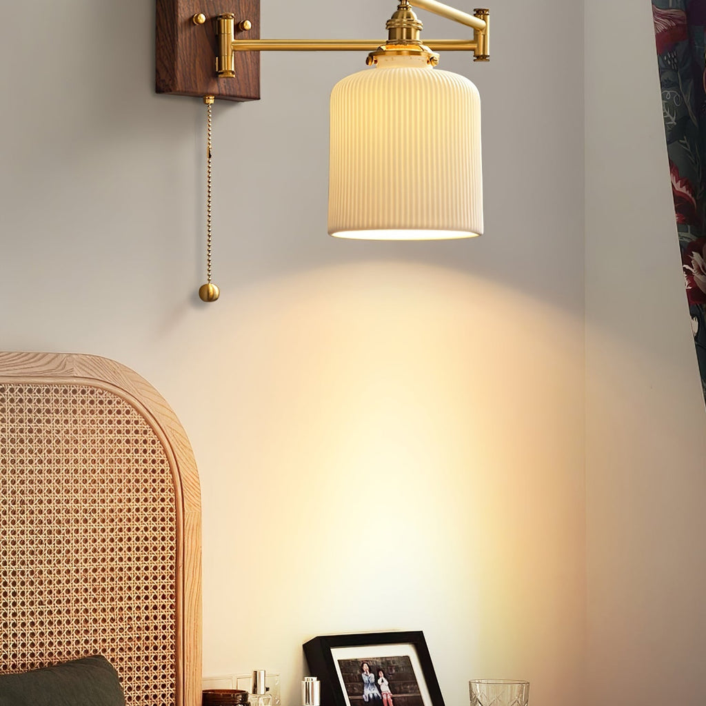 Geometric Ceramic Wall Light Lighting Lobby