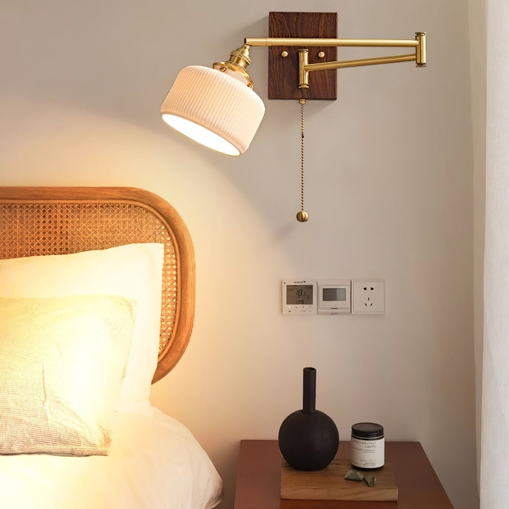 Geometric Ceramic Wall Light Lighting Lobby