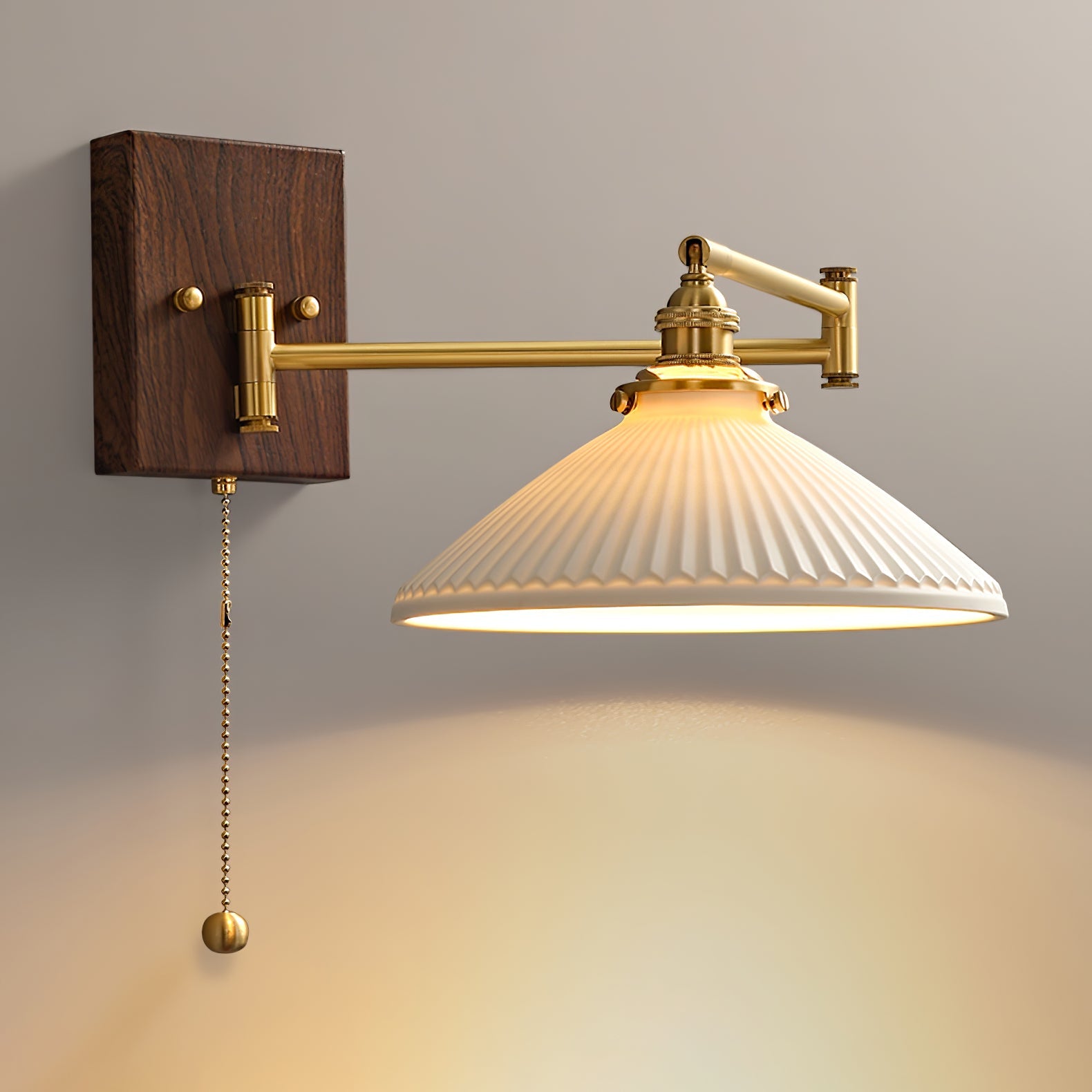 Geometric Ceramic Wall Light Lighting Lobby