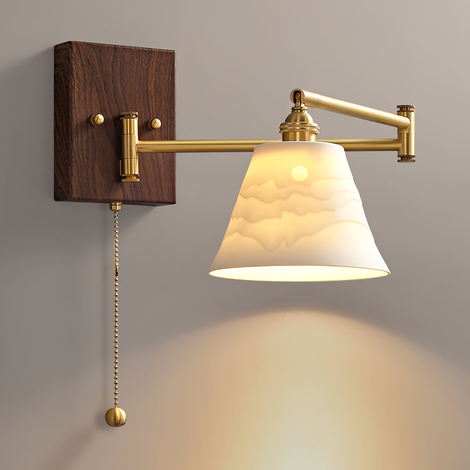 Geometric Ceramic Wall Light Lighting Lobby