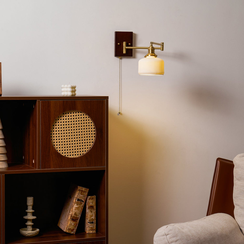 Geometric Ceramic Wall Light Lighting Lobby
