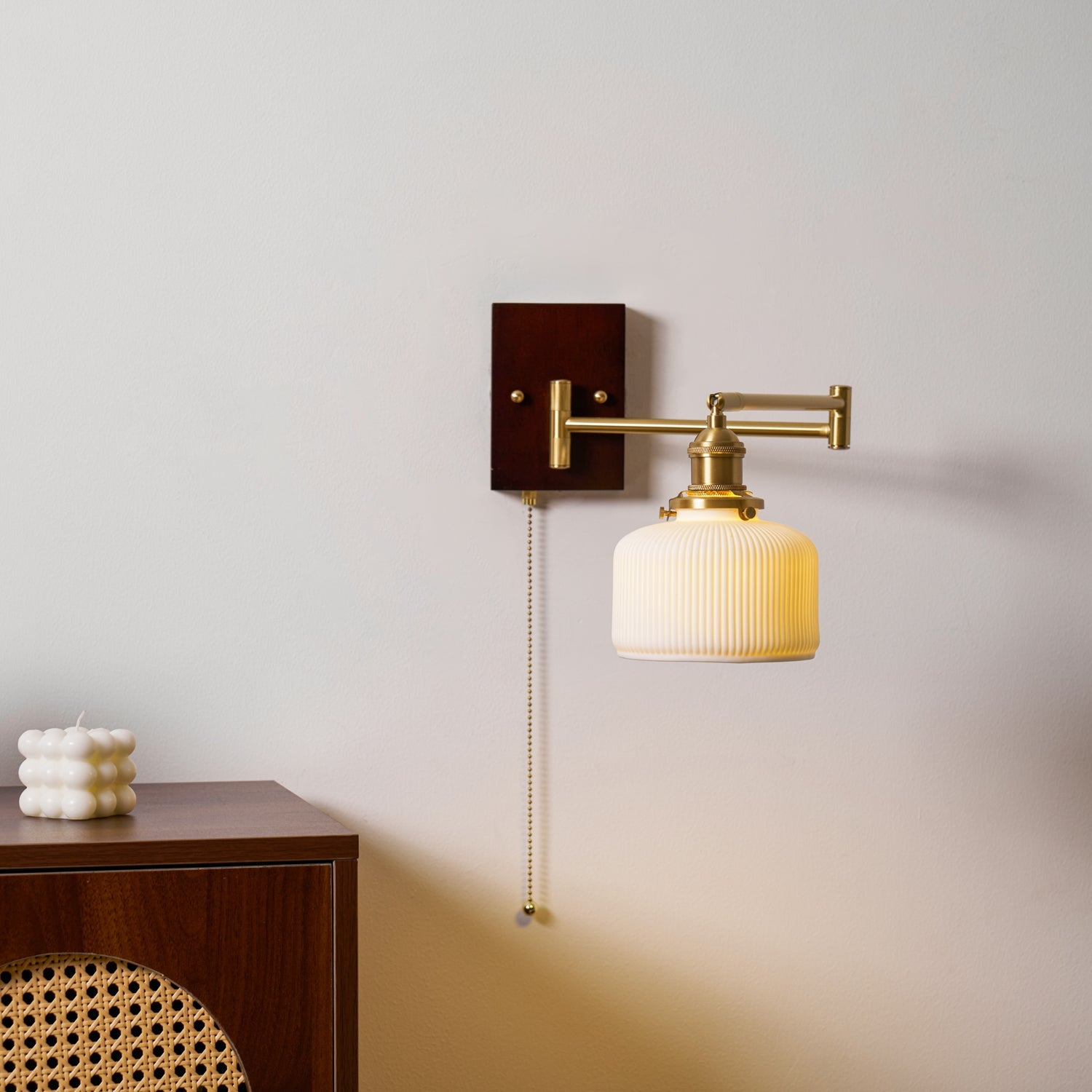 Geometric Ceramic Wall Light Lighting Lobby