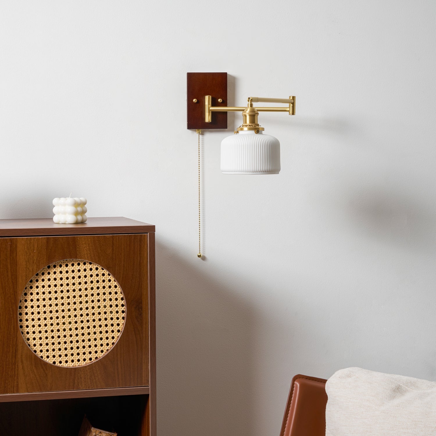 Geometric Ceramic Wall Light Lighting Lobby