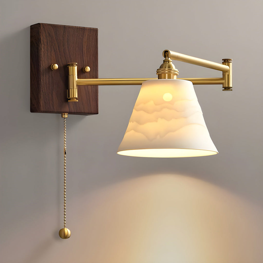Geometric Ceramic Wall Light Lighting Lobby