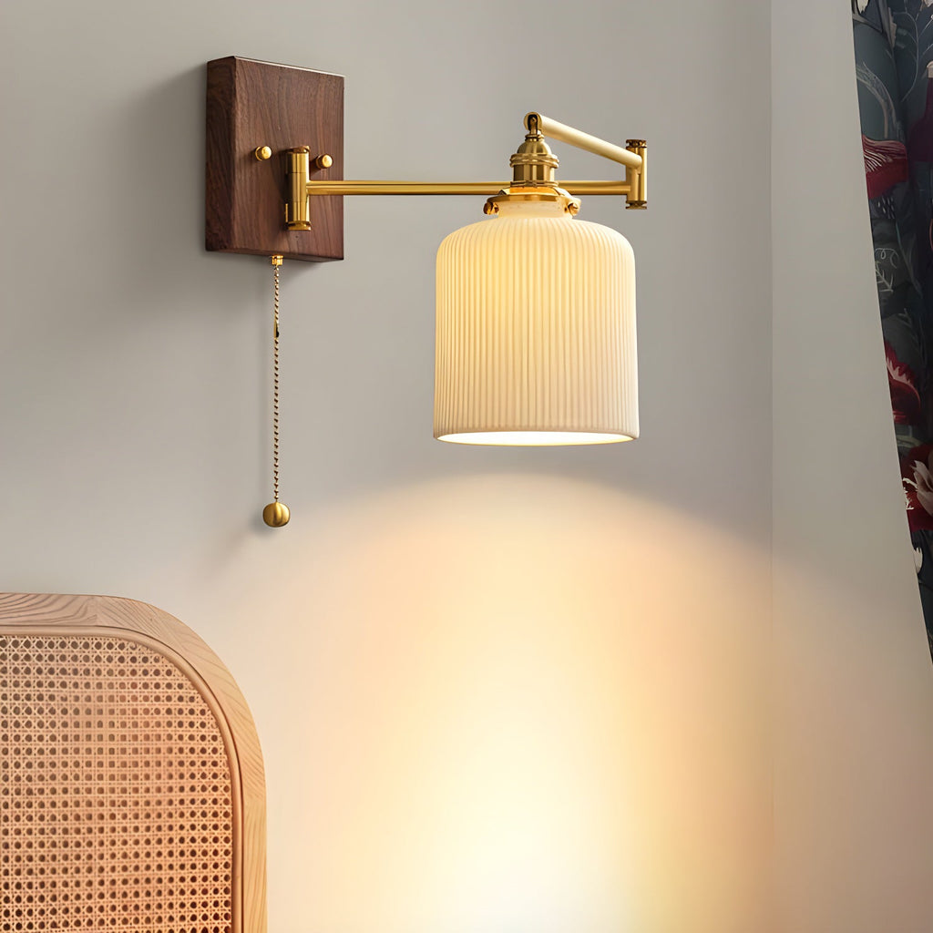 Geometric Ceramic Wall Light Lighting Lobby
