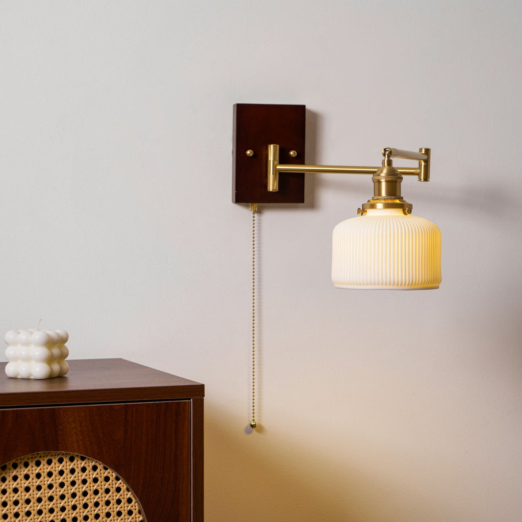 Geometric Ceramic Wall Light Lighting Lobby