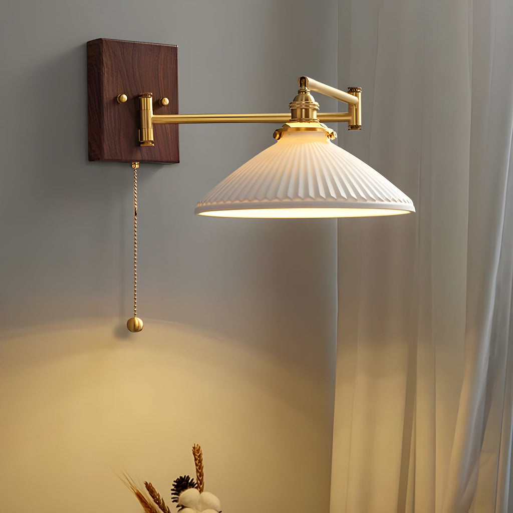 Geometric Ceramic Wall Light Lighting Lobby