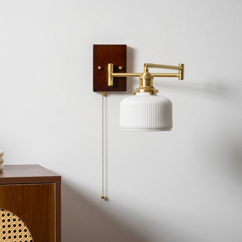 Geometric Ceramic Wall Light Lighting Lobby