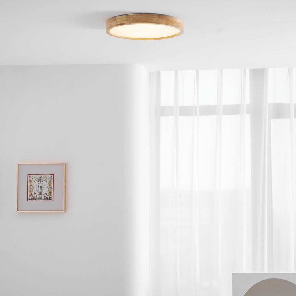 Geometric Wooden Ceiling Fixture Lighting Lobby