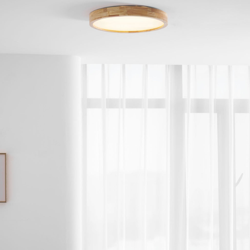 Geometric Wooden Ceiling Fixture Lighting Lobby