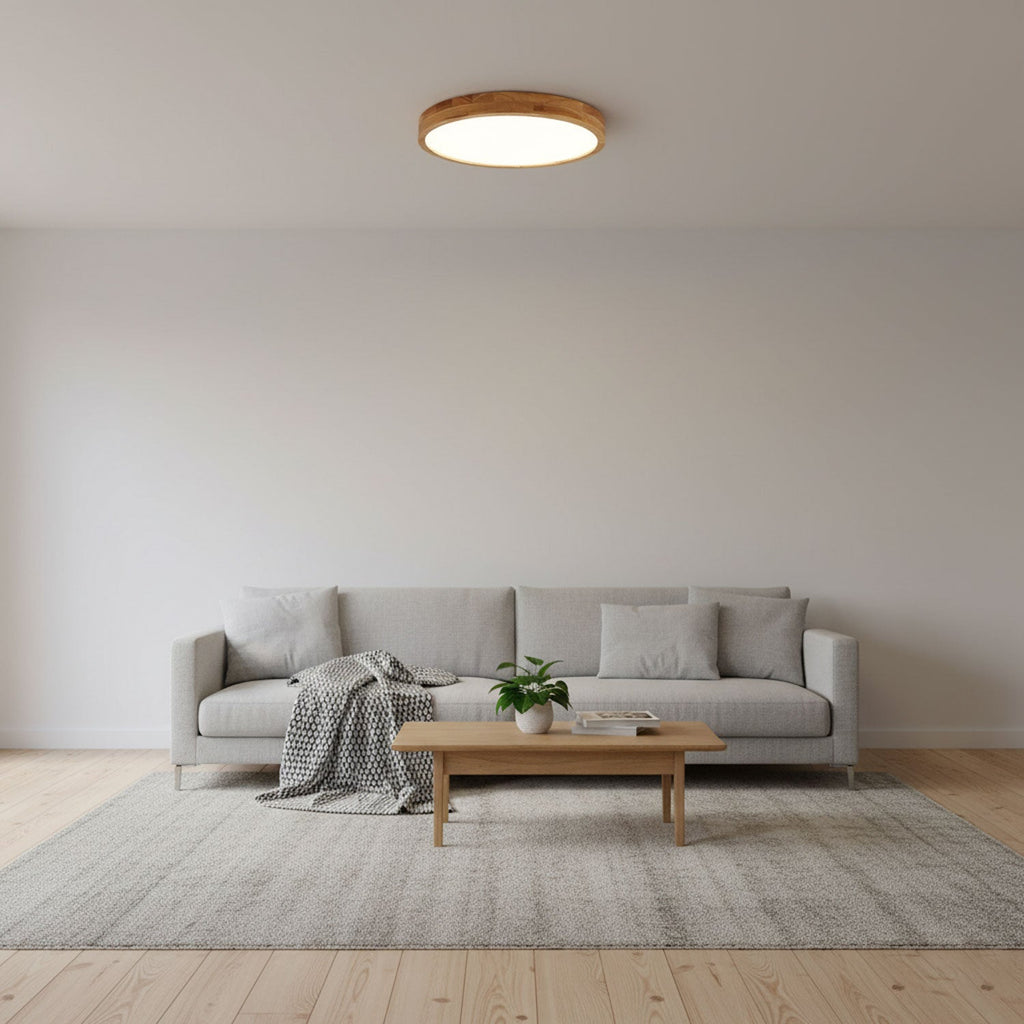 Geometric Wooden Ceiling Fixture Lighting Lobby