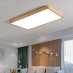 Geometric Wooden Ceiling Fixture Lighting Lobby